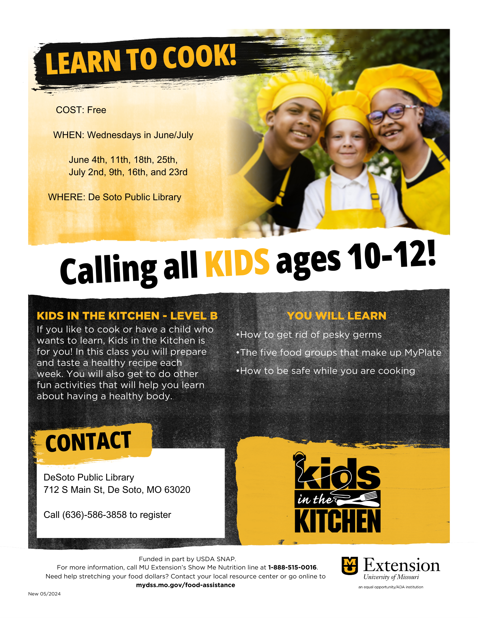 Kids in the Kitchen Level B Flyer 2025.pdf.png