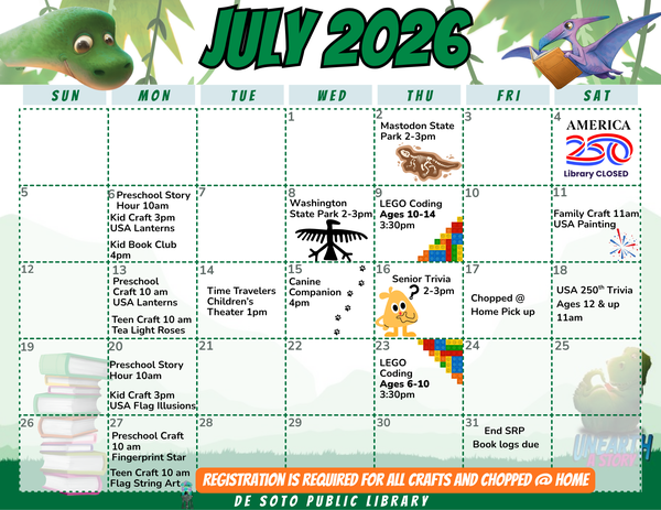 July SRP Calendar