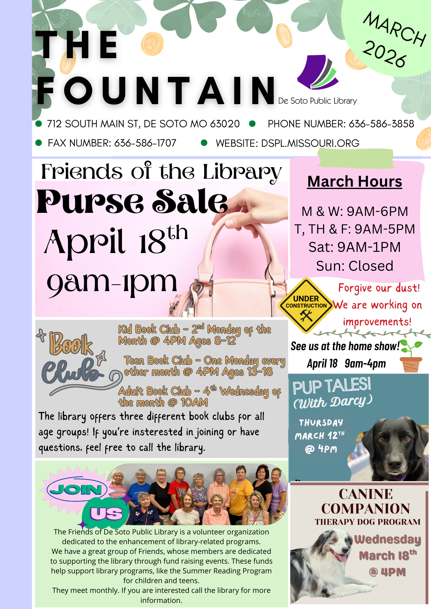 March 26 Newsletter pg 1